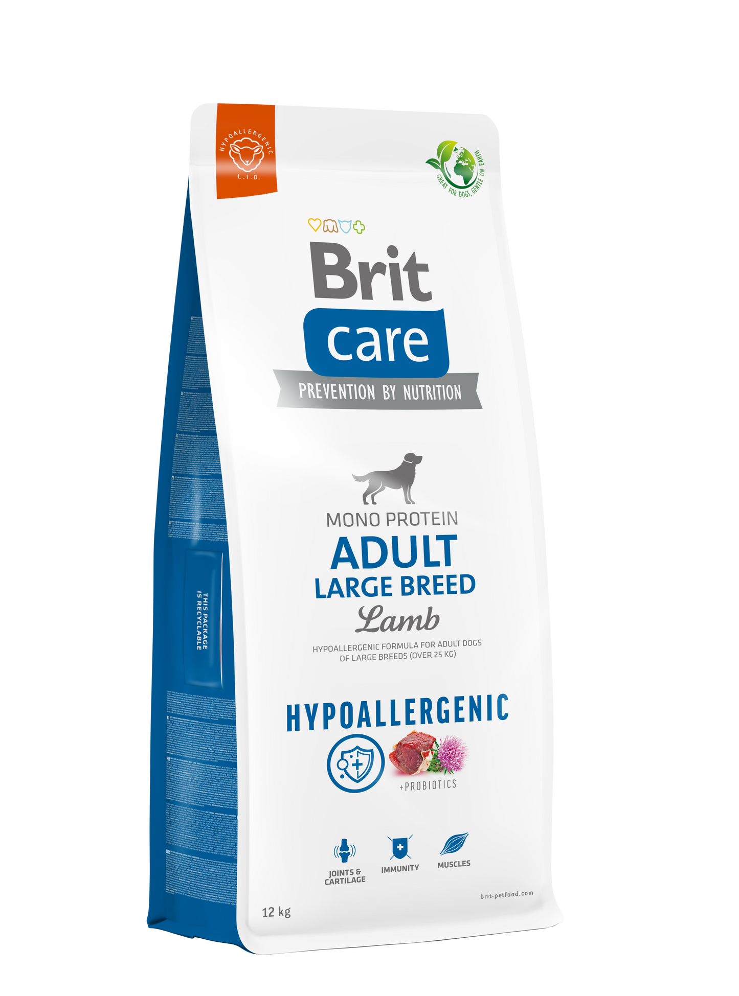 Brit Care Adult Large Breed Hipoallergén BÁRÁNY & RIZS