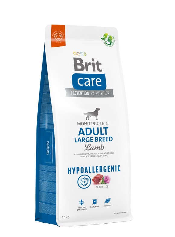 Brit Care Hipoallergén Adult Large Breed<br>Lamb & Rice <br><i>Hipoallergén</i>