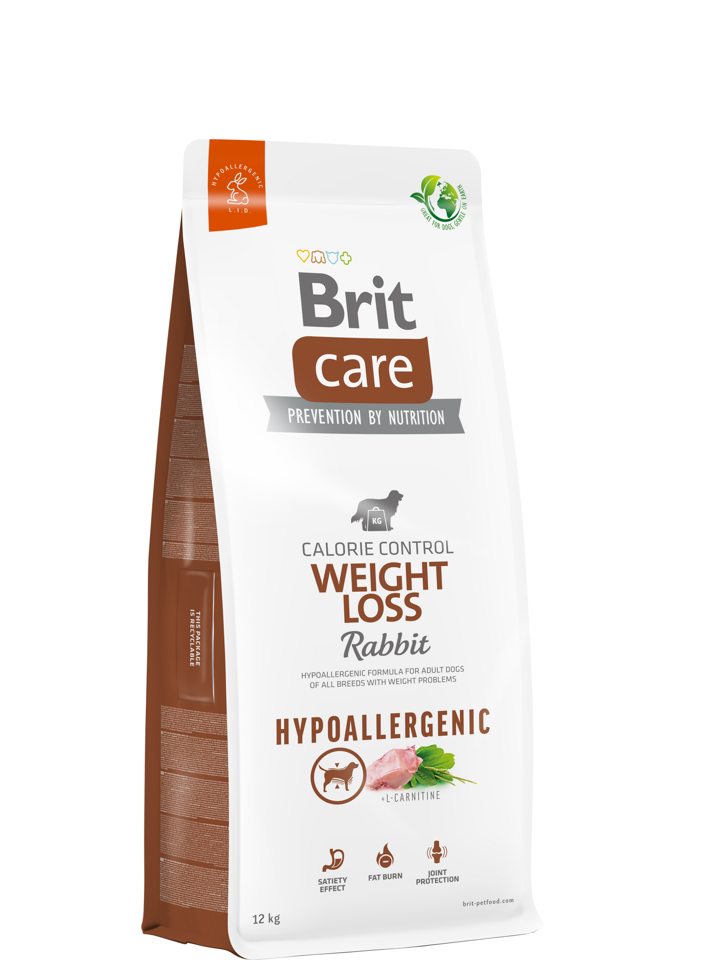 Brit Care Weight Loss Hipoallergén NYÚL & RIZS