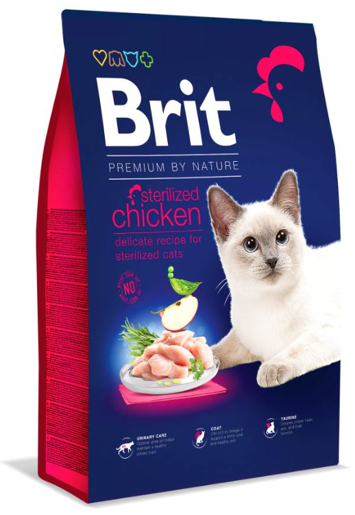 Brit Premium by Nature Cat STERILIZED CSIRKE