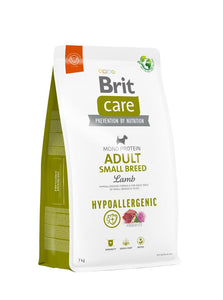 Brit Care Hipoallergén Adult Small Breed<br>Lamb & Rice<br><i>Hipoallergén</i>