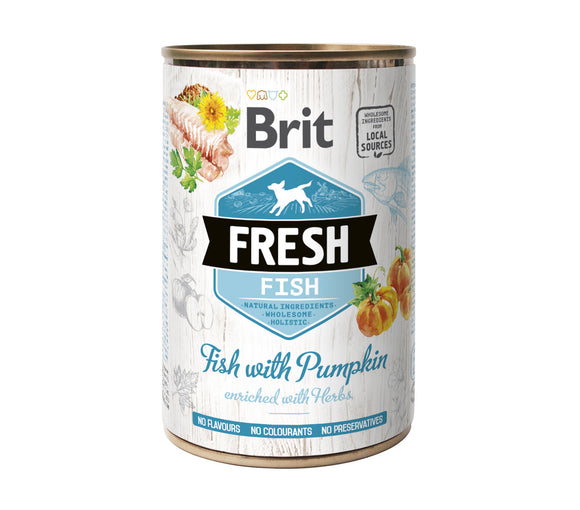 Brit Fresh konzerv <br>HAL SÜTŐTÖKKEL