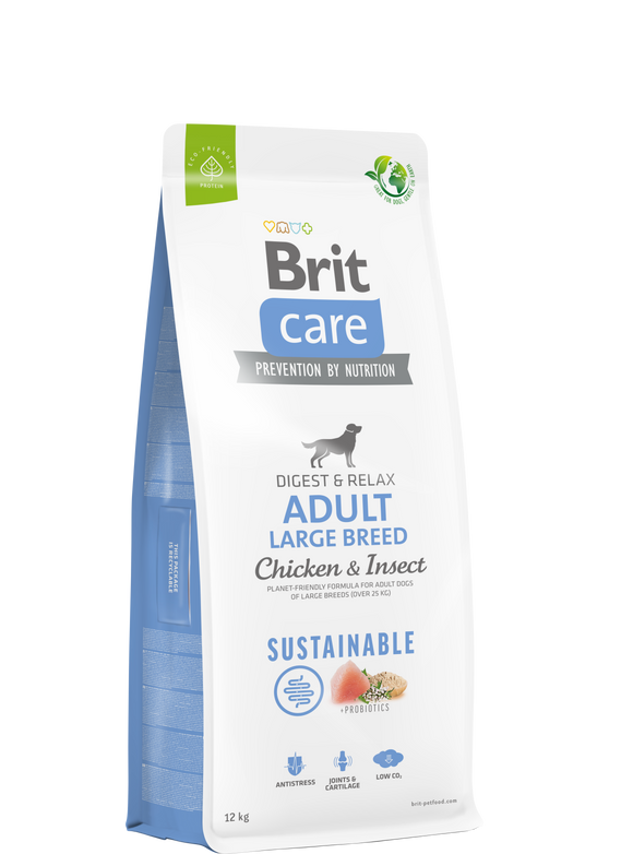 Brit Care ADULT - Large breed<br>Chicken & Insect<br><i>Sustainable - Fenntartható</i>