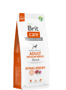 Brit Care Adult Medium Breed Hipoallergén BÁRÁNY & RIZS