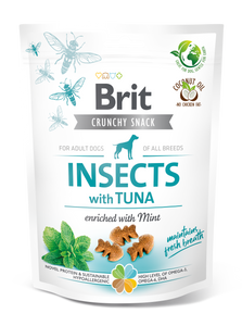 Brit Care Dog Crunchy Cracker Insects with Tuna and Mint 200g