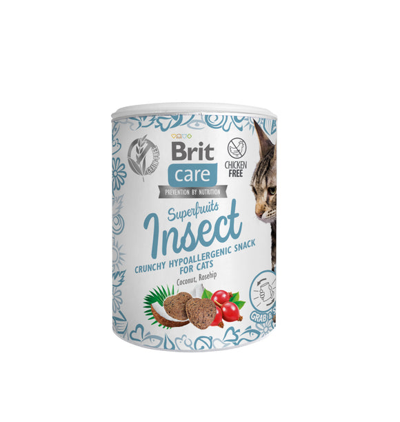 Brit Care Cat Snack Superfruits<br>Insect<br>Rovaros