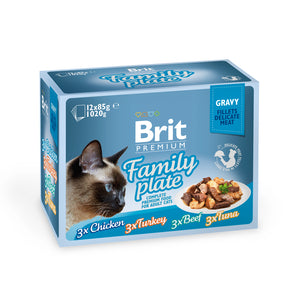 Brit Premium Gravy<br>FAMILY PLATE 12x85 gr