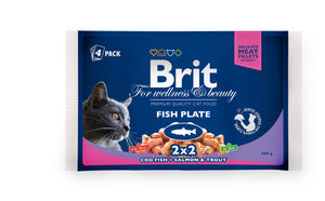 Brit Premium<br>FISH PLATE 4x100 g