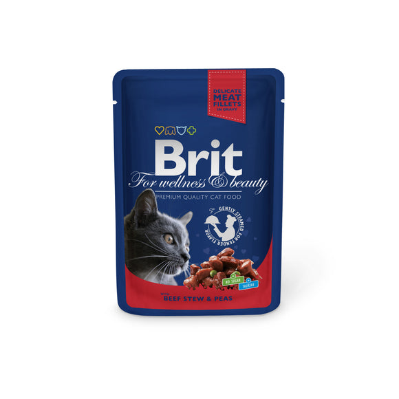 Brit Premium Cat Gravy<br>MARHAPÖRKÖLT & BORSÓ